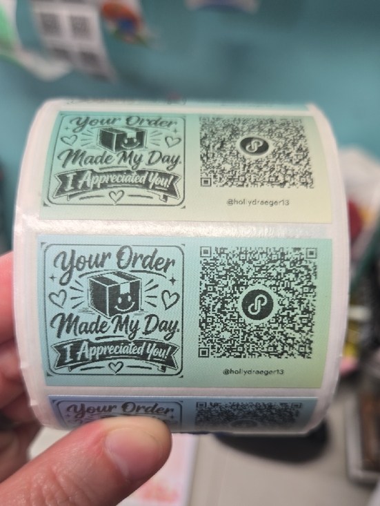 Hand Crafted Other - @hollydraeger13 Custom Thank You Stickers 10p Count